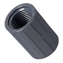 Orbit 38413 PVC カップリング 1/2 インチ FNPT、グレー Orbit 38413 PVC Coupling 1/2