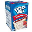 Pop-Tarts Breakfast Toaster Pastries, Frosted Strawberry Flavored, Bulk Size, 96 Count (Pack of 12, 14.7 oz Boxes)