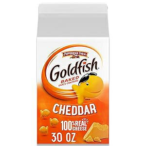 Pepperidge Farm Goldfish Cheddar Cheese Crackers, Baked Snack Crackers, 30 oz Carton