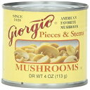 ジョルジオ マッシュルームの部分と茎、4 オンス、12 個 Emporio Armani Giorgio Mushrooms Pieces and Stem, 4 Ounce, 12 Count(4)