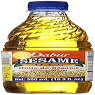Dabur Sesame Oil for Vegan Cooking, Natural Extract of Sesame Seed, Edible Vegetable Oil for Flavoring Enhancement, Oriental Cooking, Grilling, Baking, Saut ing, Roasting and Healthy Frying, (500 ml)