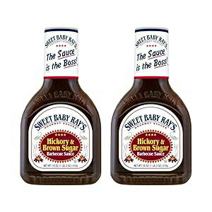 Sweet Baby Ray's Barbecue Sauce, Hickory and Brown Sugar, 18 OZ (Pack of 2)