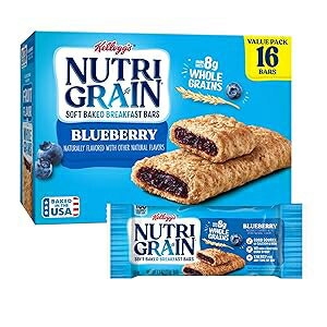 Nutri Grain Nutri-Grain Soft Baked Breakfast Bars, Kids Snacks, Whole ...
