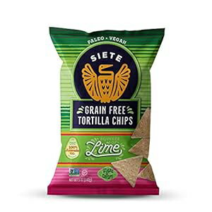 Siete Lime Grain Free Tortilla Chips, 5 oz bags (1 PACK)