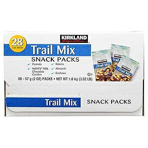 Kirkland Signature Trail Mix Snack Packs, Trail Mix, 2 oz, 28-count (2...