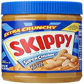 スキッピー ピーナッツバター スーパーチャンキー、16.3オンス (2個パック) Skippy Peanut Butter Super Chunky, 16.3 oz (Pack of 2)