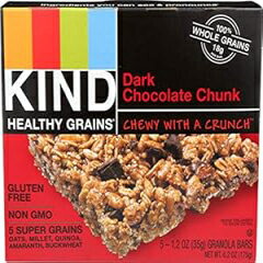 Kind, Dark Chocolate Chunk Granloa Bar, 1.2 Ounce, 5 Count