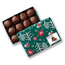 ファニーメイ ホリデーラップピクシーズ、ピーカンナッツ入りミルクチョコレートカバーキャラメル、クリスマスキャンディギフトボックス、1ポンド Fannie May...