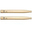 Vater 1A ウッドチップ ヒッコリー ドラムスティック ペア Vater 1A Wood Tip Hickory Drum Sticks, Pair