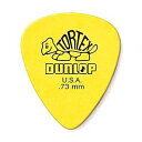 JIM DUNLOP Tortex Standard .73mm Yellow Guitar Pick - 12 Pack