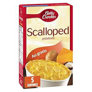 Betty Crocker、スカラップポテトグラタン、141g/5oz、カナダから輸入} Betty Crocker, Scalloped Potato Au Gratin, 141g/5oz, Imported from Canada}