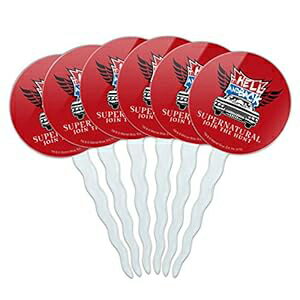 GRAPHICS & MORE Supernatural To Hell and Back Cupcake Picks Toppers Decoration Set of 6