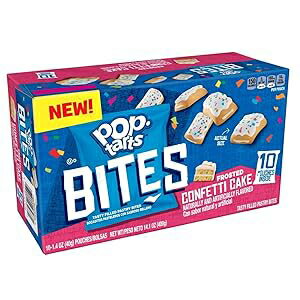 Pop-Tarts Pop Tarts BITES Frosted Confetti Cake 1-Box 10-Individual Pouches Inside Pop-Tarts Pop Tarts BITES Frosted Confetti Cake 1-Box 10-Individual Pouches Inside