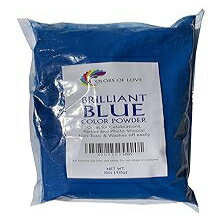Colors of Love:wave Colors of Love Blue Holi Color Powder - 15 Oz Bag ...