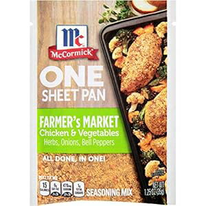 McCormick Farmers Market Chicken & Vegetables Seasoning Mix, 1.25 oz