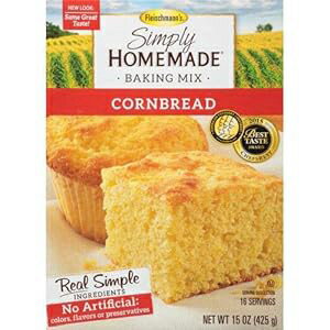 Fleischmann's、シンプルホームメイド、コーンブレッドベーキングミックス (2個パック) Fleischmann's, Simply Homemade, Cornbread Baking Mix (Pack of 2)