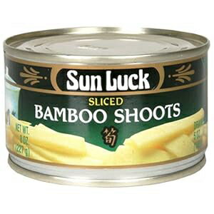 サンラック スライスタケノコ、8オンス缶(12個パック) Sun Luck Sliced Bamboo Shoot, 8-Ounce Can (pack of 12)