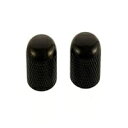 オールパーツ MK-3300-003 ブラックドームノブ Allparts MK-3300-003 Black Dome Knobs