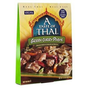 タイ風グリーンカレーペースト、1.75オンス -- 1ケースあたり24個入り。 A Taste of Thai Green Curry Paste, 1.75 Ounce -- 24 per case.