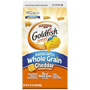 Pepperidge Farm Goldfish Baked Snack Crackers with Whole Grain Cheddar...