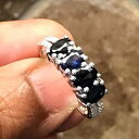 ナチュラル ブルー サファイア 925 ソリッド スターリング シルバー リング サイズ 9.25 Natural Rocks by Kala Natural Blue Sapphire 925 Solid Sterling Silver Ring Size 9.25