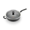 T-Fal Specialty Aluminum Pan with Lid 12 in. 5 qt. Black(2)