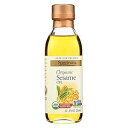 Spectrum Naturals オーガニック未精製ごま油、8 オンス -- 1 ケースあたり 6 個。 Spectrum Naturals Organic Unrefined Sesame Oil, 8 Ounce -- 6 per case.
