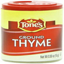 Tone's Mini's Thyme, Ground, 0.50 Ounce (Pack of 6)