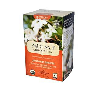 Numi オーガニック ティー ジャスミン グリーン - 18 ティーバッグ Numi Organic Tea Jasmine Green - 18 Tea Bags