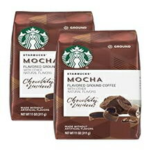 Starbucks Mocha Flavored Coffee, Flavored Ground Coffee, Made with No ...