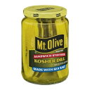 マウント オリーブ サンドイッチ スタッファーズ コーシャー ディル 海塩使用 24 オンス (2 個パック) Mt. Olive Sandwich Stuffers Kosher Dill Made with Sea Salt 24 Oz (Pack of 2)