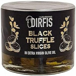 Dirfis BLACK TRUFFLE slices (Carpaccio) from Greece in Extra Virgin Olive Oil 45g