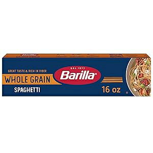 Barilla Whole Grain Spaghetti, 16 oz. Box - Non-GMO Pasta Made With 10...