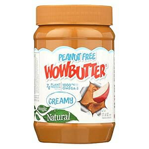 Wow Butter クリーミーピーナッツフリースプレッド - 6～17.6 オンスのケース WOWBUTTER Wow Butter Creamy Peanut Free Spread - Case of 6-17.6 oz.