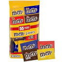 M&M'S ファンサイズ ミルクチョコレート、ピーナッツ、ピーナッツバター & キャラメル ハロウィン キャンディ バラエティ パック、30.35 オンス/55 カラット バルク キャンディ バッグ M&M'S Fun Size Milk Chocolate, Peanut, Peanut Butter