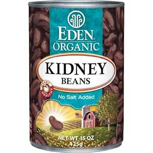 Eden Organic Kidney Beans, No Salt Added, 15-Ounce Cans (Pack of 12) ( Value Bulk Multi-pack)