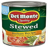 Del Monte Stewed Tomatoes with Basil, Garlic and Oregano, 14.5 Oz Can