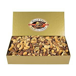 Unknown Extra Fancy Deluxe Mixed Nuts in 2.00 Lb. Gold Foil Box KOSHER CERTIFIED