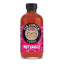 Tia Lupita Hot Sauce 8 oz x 1 Bottle Flavorful Heat, Medium Spice, Smoky with hints of Sweetness Gluten Free, Non GMO, Sugar Free, Low Sodium, Keto, No Carbs - Made with Red Jalape o Peppers