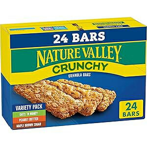 Nature Valley Crunchy Granola Bars, Variety Pack, 17.88 oz, 12 ct, 24 ...