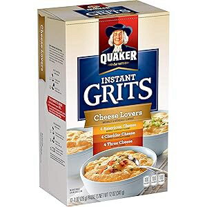 Quaker Instant Grits Cheese Lovers, Variety Pack, 12 Packets Quaker Instant Grits Cheese Lovers, Variety Pack, 12 Packets