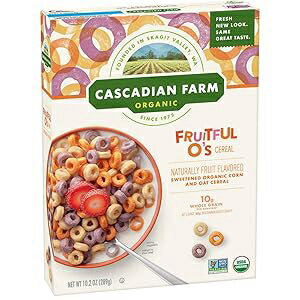 Cascadian Farm Organic Fruitful O's Cereal 10.2 oz Box Cascadian Farm Organic Fruitful O's Cereal 10.2 oz Box