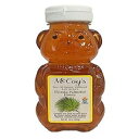 Raw Honey - Pure All Natural Unfiltered & Unpasteurized - McCoy's Honey Florida Palmetto Honey 12oz