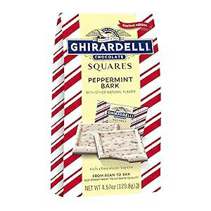 ギラデリ ペパーミント バーク スクエア 4.57 オンス パッケージ (シングル) Ghirardelli Peppermint Bark Squares 4.57 Oz Package (Single)