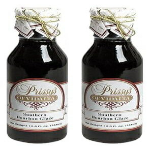 プリシーズ オブ ヴィダリア サザン バーボン スウィート グレーズ、12 液量オンス (2 個パック) Prissy's of Vidalia Southern Bourbon Sweet Glaze, 12 Fl Oz (Pack of 2)