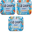 ICE CHIPS キャンディ 3個詰め合わせ(シナモン、オレンジクリーム、ピニャコラーダ) ICE CHIPS Candy 3 Pack Assortment (Cinnamon, Orange Cream, Pina Colada)