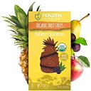Peaceful Fruits 100% フルーツ ストリップ (パイナップル、12 個) Peaceful Fruits 100% Fruit Strips (Pineapple, 12 count)