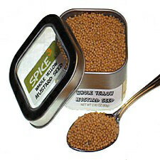 ホールイエローマスタードシード缶 SpiceCubed Whole Yellow Mustard Seed Tin