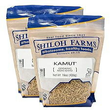 Shiloh Farms - オーガニック カムット グレイン 15 オンス - 2 パック Shiloh Farms - Organic Kamut Grain 15 Ounce - 2 Pack