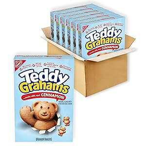 Teddy Grahams シナモン グラハム スナック、6 ～ 10 オンスの箱 Teddy Grahams Cinnamon Graham Snacks, 6 - 10 oz Boxes